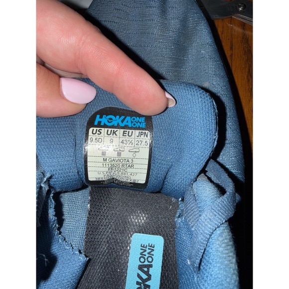 Hoka Clifton 8 Navy Blue Running Athletic Shoes Sneakers‎ - Picture 5 of 5